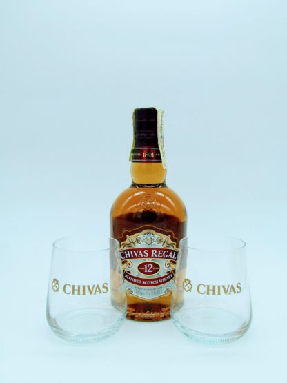 Whisky Chivas Regal 40% 12yo 0.7L + 2 pahare